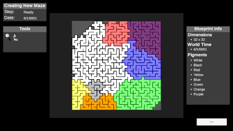 Prismatic Maze - Create New Maze (20190510)