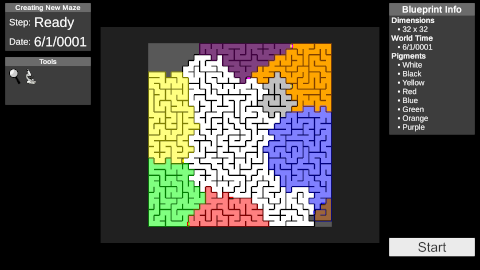 Prismatic Maze - Create New Maze (20190521)