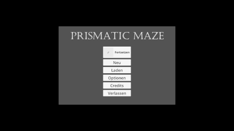 Prismatic Maze - Main Menu (De)