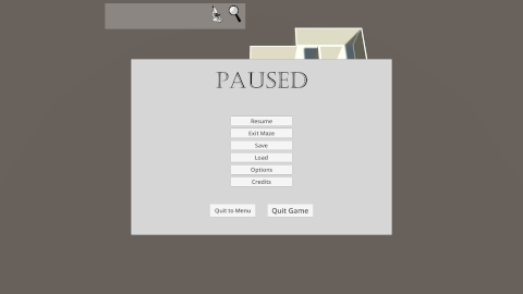Prismatic Maze - Paused Menu (En)