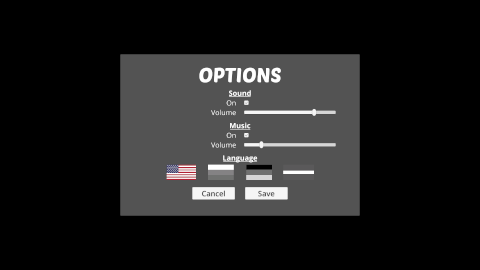 Prismatic Maze - Options Menu (En)