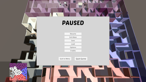 Prismatic Maze - Pause Menu (En)