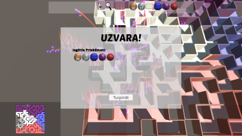 Prismatic Maze - Victory Menu (Lv)