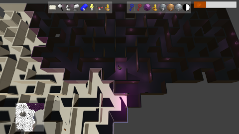 Prismatic Maze - Dark Purple